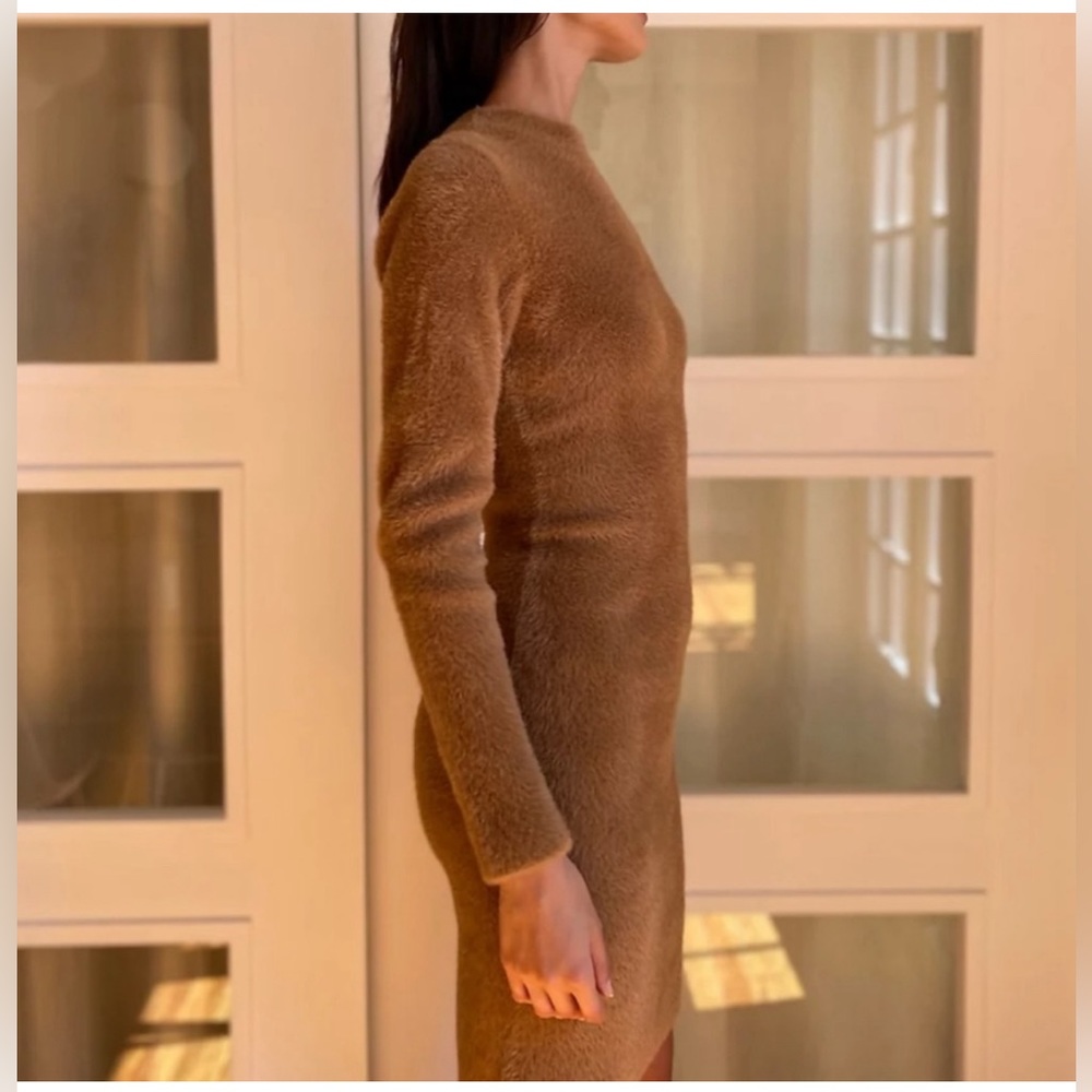 Aritzia Babaton fuzzy sweater dress, very warm and sexy! - Picture 2 of 14
